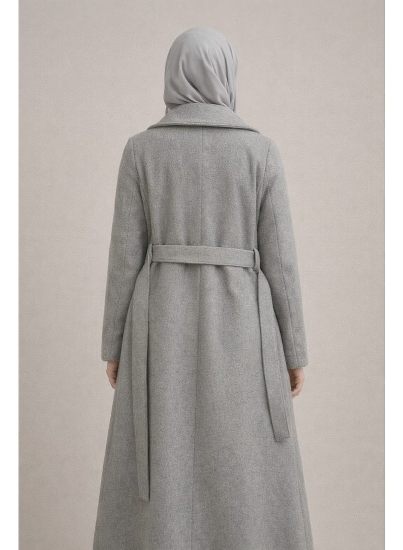 Master Jeans WOMEN LONG WOOL COAT - Image 3